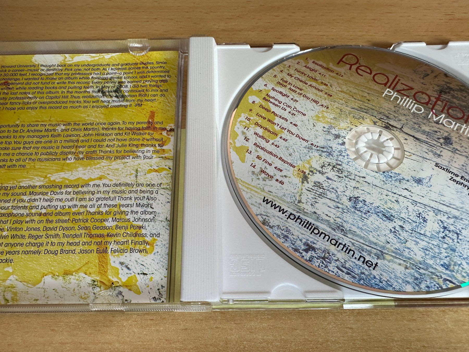 CD: Phillip Martin - Realization – Usato da Rikon im Tösstal venduto da Alpenmutz 2