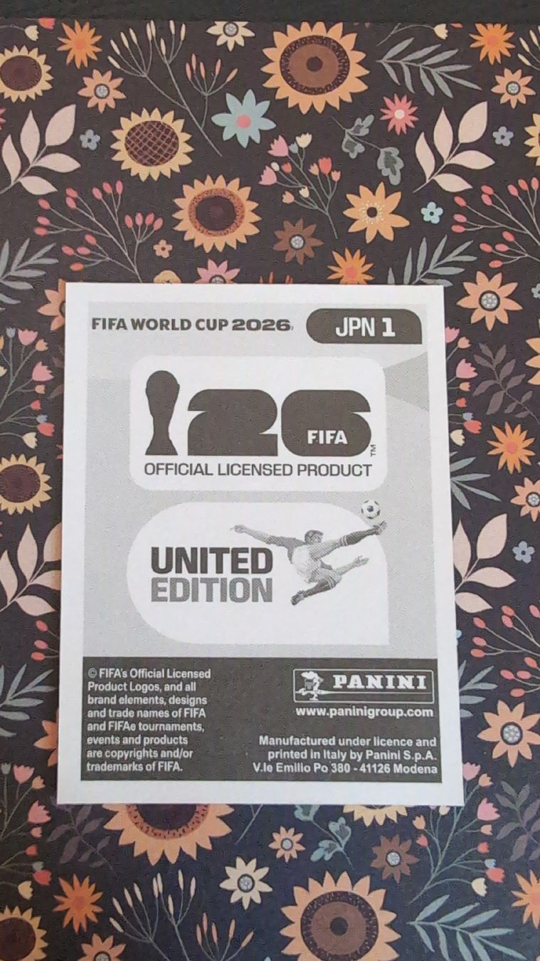 Panini Sammelbilder & Trading cards: JPN 1 - PANINI - FIFA WM 2026 – Neu (gemäss Beschreibung) aus Bauma von tobiaskl 1
