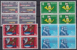 F1) Satz 343-346, 4.Block, postfrisch