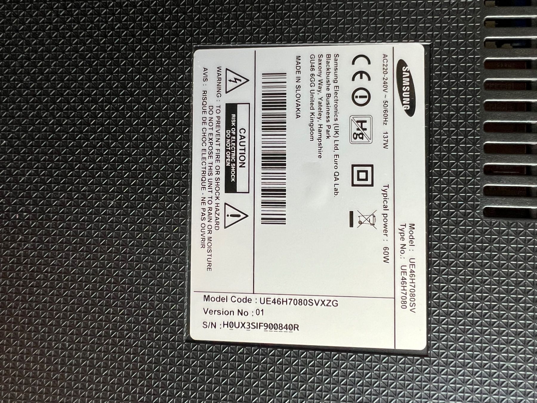 Samsung Televisori: Samsung SMART 46" LED TV H7080 – Usato da Zürich venduto da koritschan 2