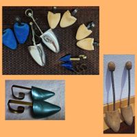 7x Schuhspanner Set,Vintage, verschiedene Modelle