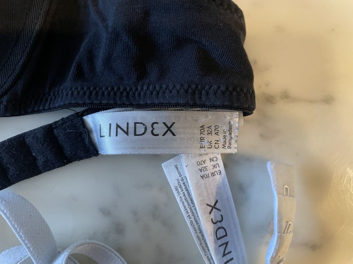 Biancheria intima: Lindex Kinder BH Set schwarz / weiss Gr.70A – Usato da Thun venduto da Jimmuli 1