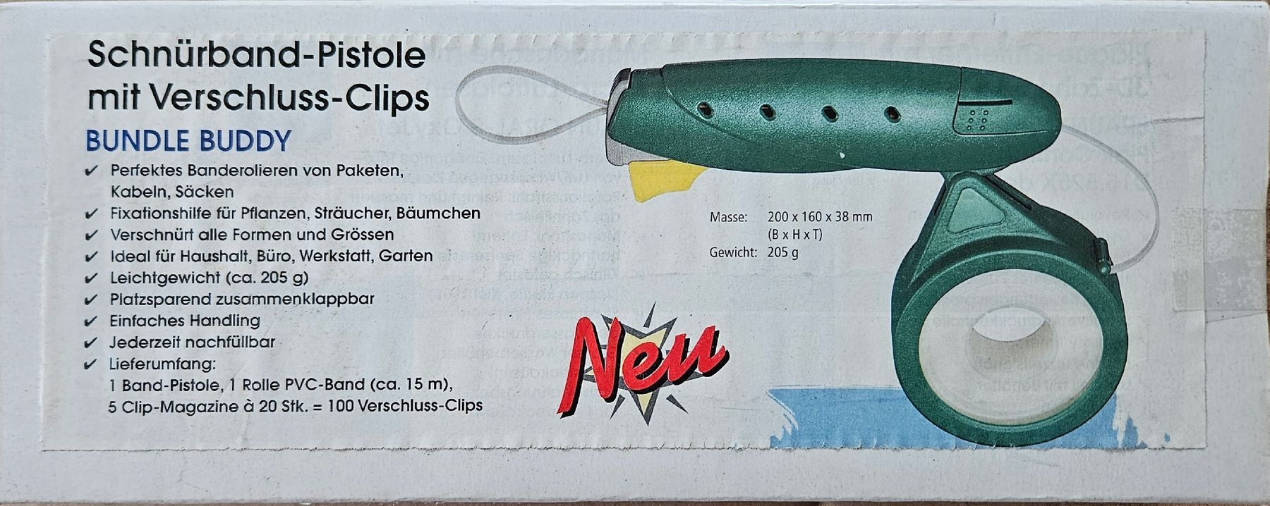 Bastelsets: Bundle Buddy Schnürband-Pistole mit Verschluss-Clips! – Gebraucht aus Oberburg von znas 2
