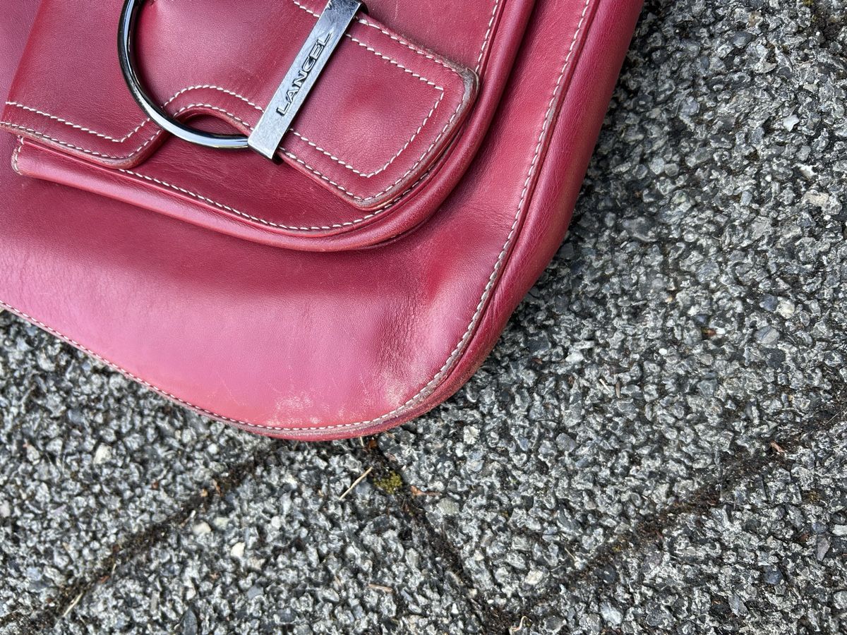 Lancel Borse da donna: Lancel Paris Handtasche aus Leder, rot – Usato da Münchenstein venduto da sam_2g78 3