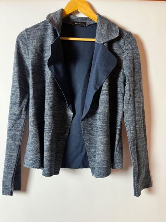 Damen Strickjacke, New Laviva, Grösse 38, Farbe Blau