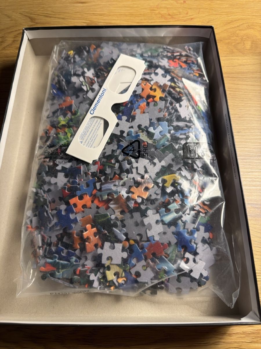 Clementoni Puzzle: Clementoni Puzzle 1000 Teile Magic 3D Tiger Neu – Nuovo e nell'imballaggio originale da Zürich venduto da mic_6598 1