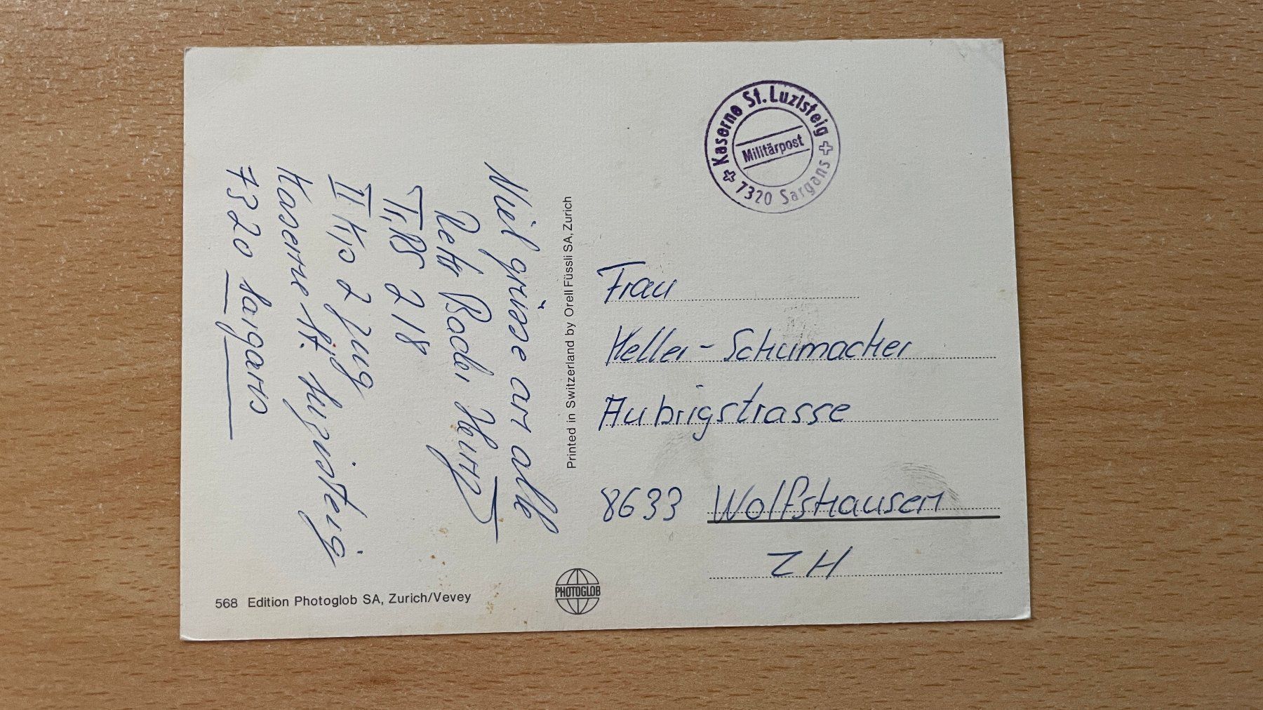 Poster & Bilder: Fusspinseln Postkarte – Gebraucht aus Glattfelden von cybermaxx 1