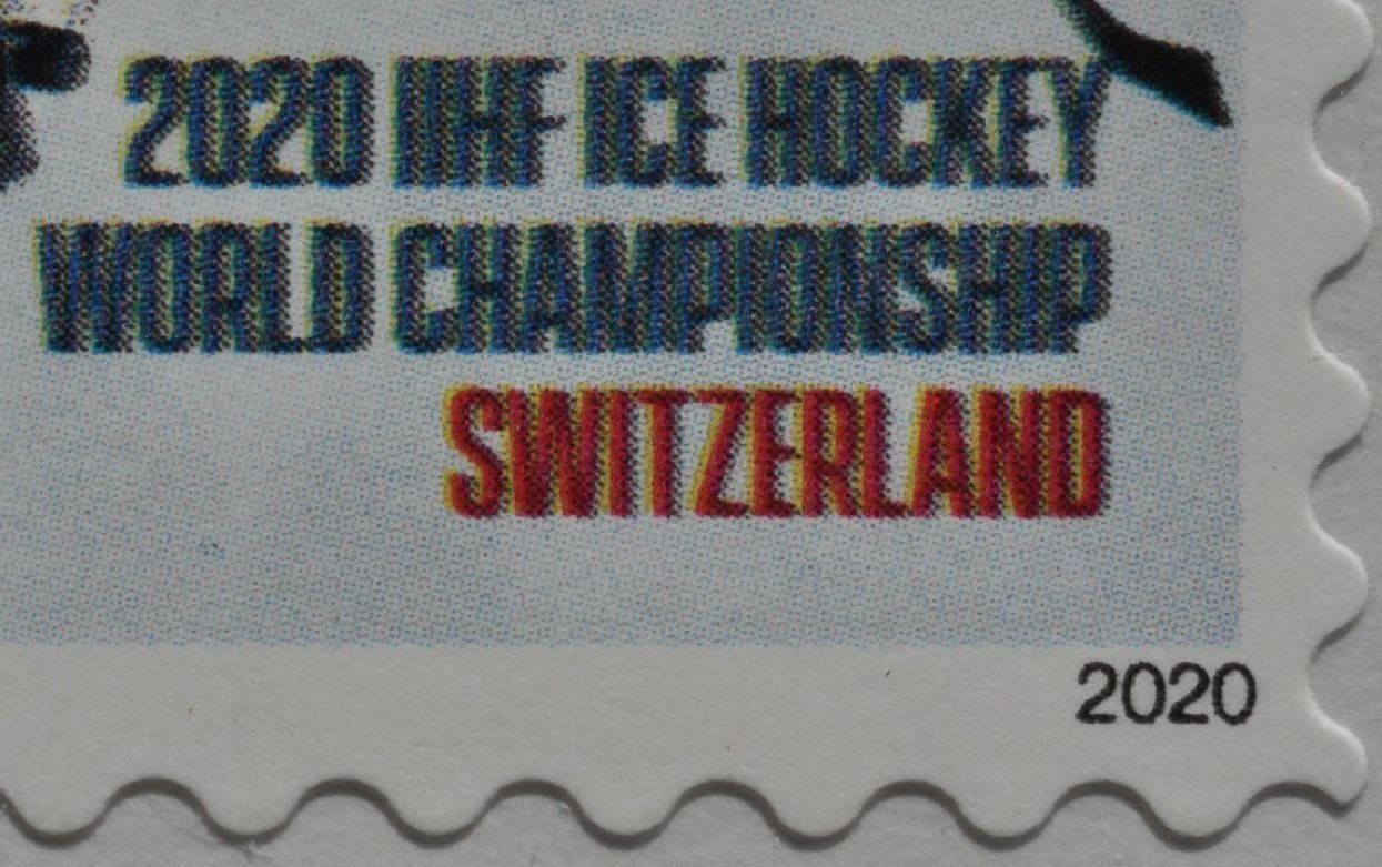 Tutti i francobolli: Eishockey WM 2021 mit Farbverschiebung ** – Nuovo (secondo la descrizione) da Worb venduto da Buespy