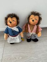 Steiff Mecki & Micki Igel-Pärchen, je ca. 17cm – Original