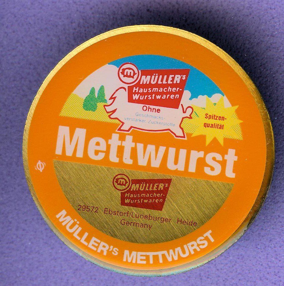 Placchette & Badge: MÜLLER'S  Mettwurst  – Usato da Winterthur venduto da Sammleroase