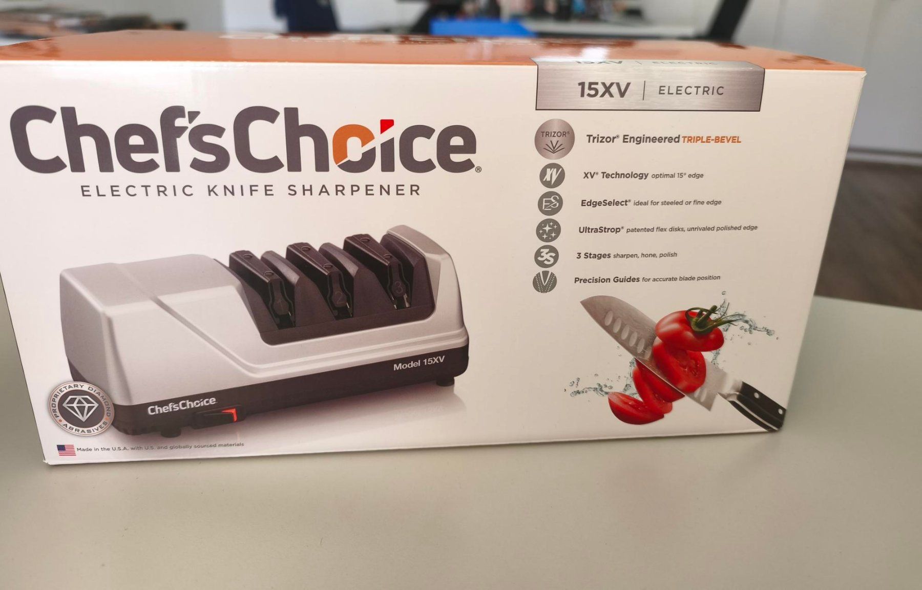 Elettrodomestici da cucina: Chef'sChoice Trizor 15XV Messerschärfer – Nuovo (secondo la descrizione) da Erlinsbach SO venduto da Rigaflex