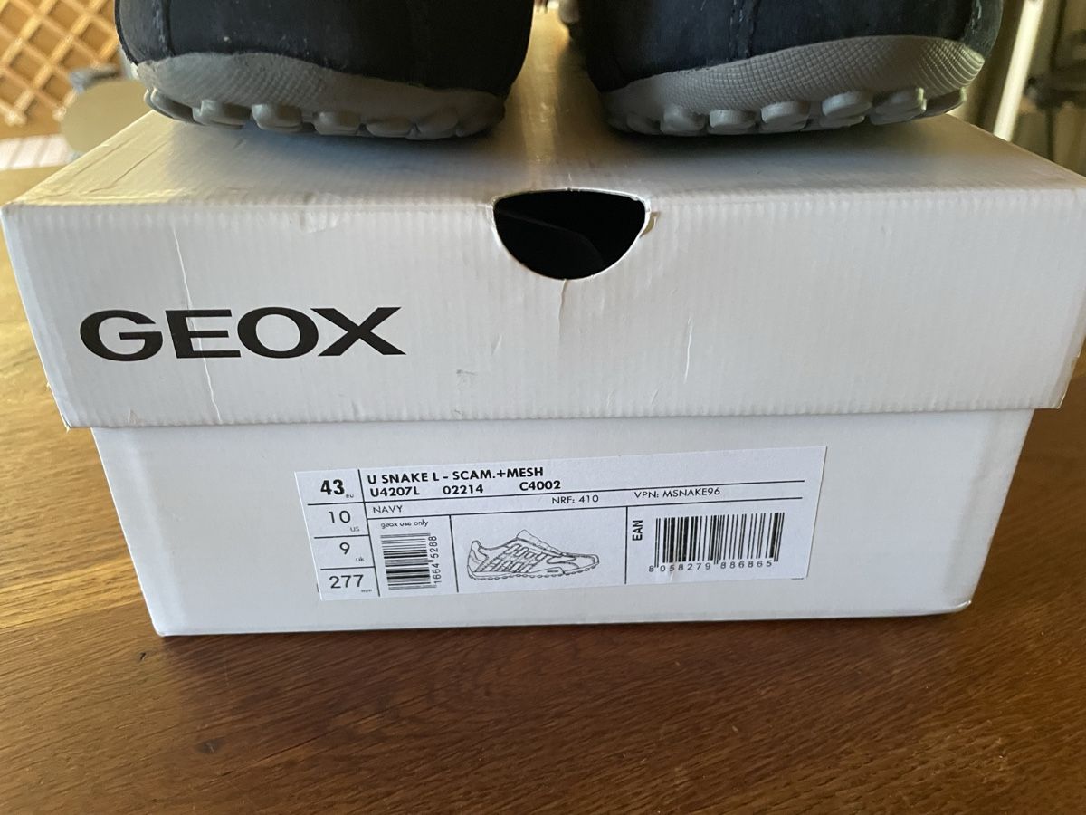 Geox Scarpe da uomo: GEOX respira Gr. 43 dunkelblau neu – Nuovo (secondo la descrizione) da Maschwanden venduto da abclf 1