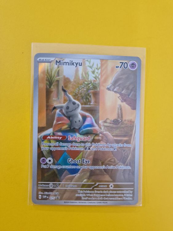 Mimikyu 075 Promo - Paldean Fates🇬🇧 (Neu (gem&auml;ss Beschreibung)) In