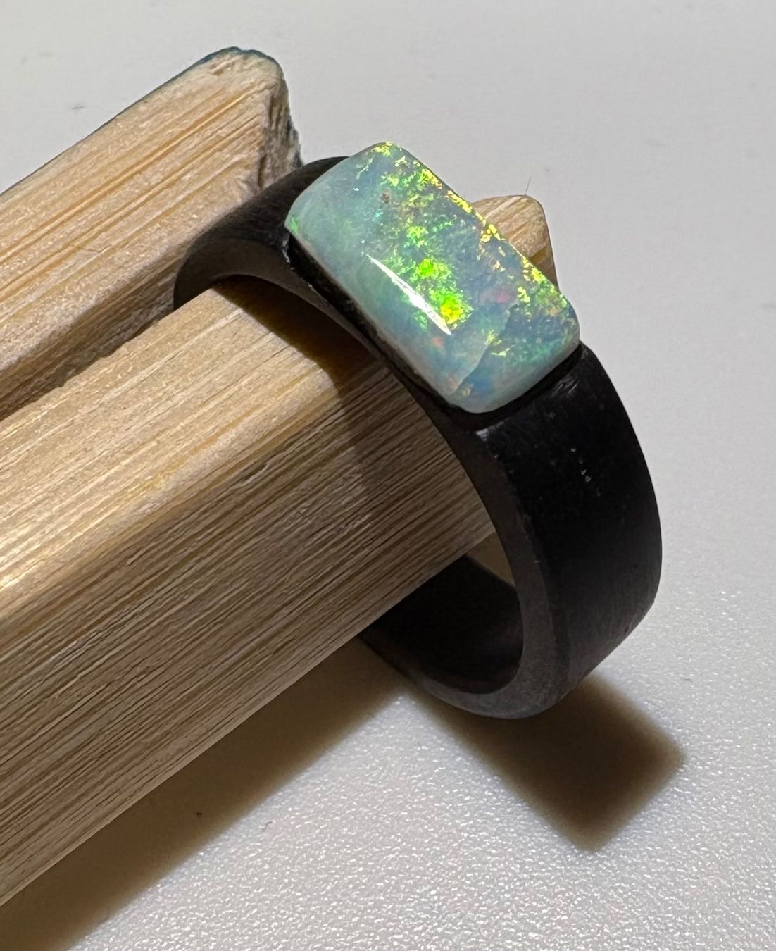 Anelli: Opal Ring Mooreiche, Gr.52, Coober Peedy Australien – Nuovo (secondo la descrizione) da Wilen b. Wil venduto da Tschirio 2