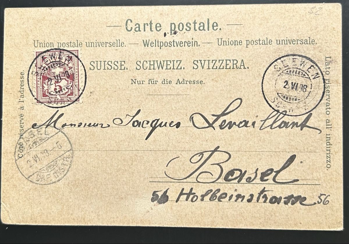 Cartoline postali: Gruss aus Schwyz Litho – Usato da Horw venduto da Tellbub 1