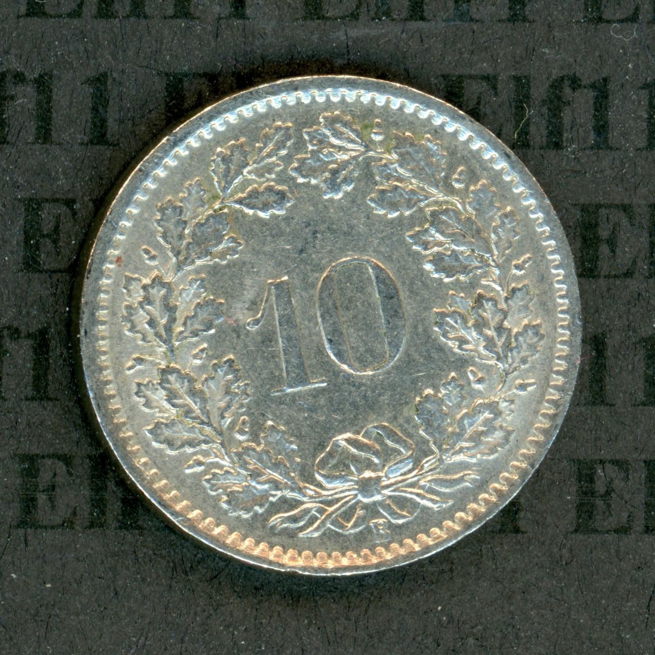Tutti le monete: CHF___0.10 1968 -vz 10 Rappen – Usato da Widnau venduto da Elf11 1