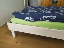 Hüsler Nest, Hasena Rahmen, Weiss, 100x220 für langen Mensch