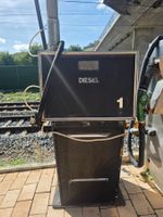 Tanksäule / Zapfsäule / Tankstelle - Disel schwarz