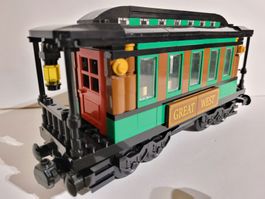 Wagon Lego Wild West Western entièrement articulé