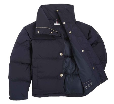 TOMMY HILFIGER Gold Button Down Jacket Gr. L-XL (20357)