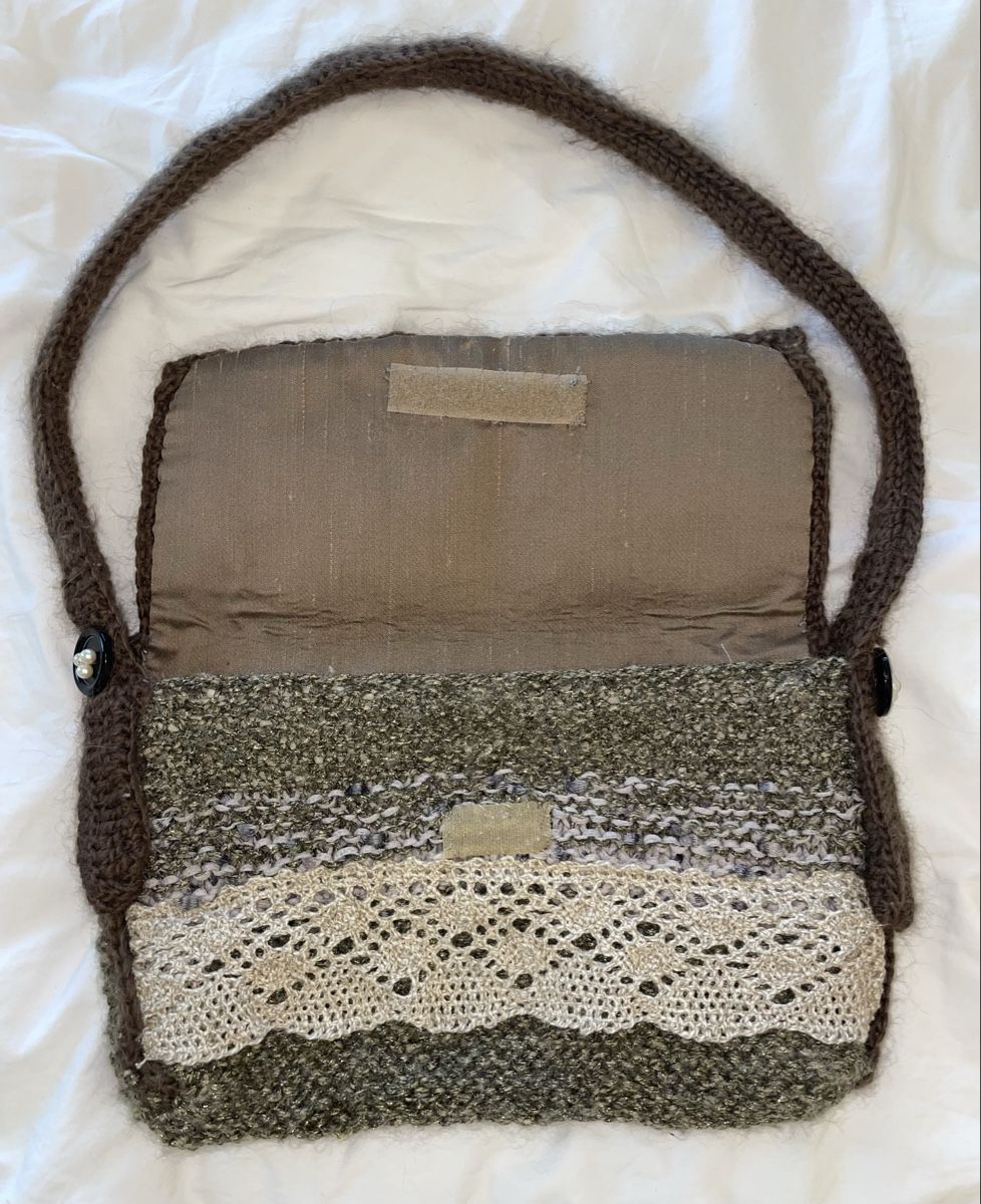 Nile Borse da donna: Handmade Knitted Vintage Bag - handmade – Usato da Wabern venduto da alestae 1