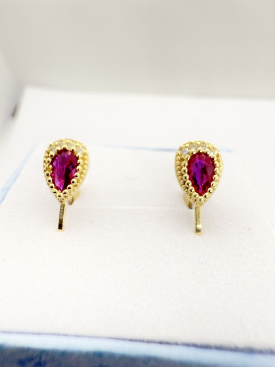 Orecchini pendenti & Orecchini a lobo: 750/18 Karat Gold Ohrstecker NEU – Nuovo e nell'imballaggio originale da Murg venduto da MTGold 1