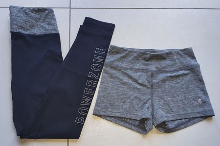 Leggings et short sport taille 140