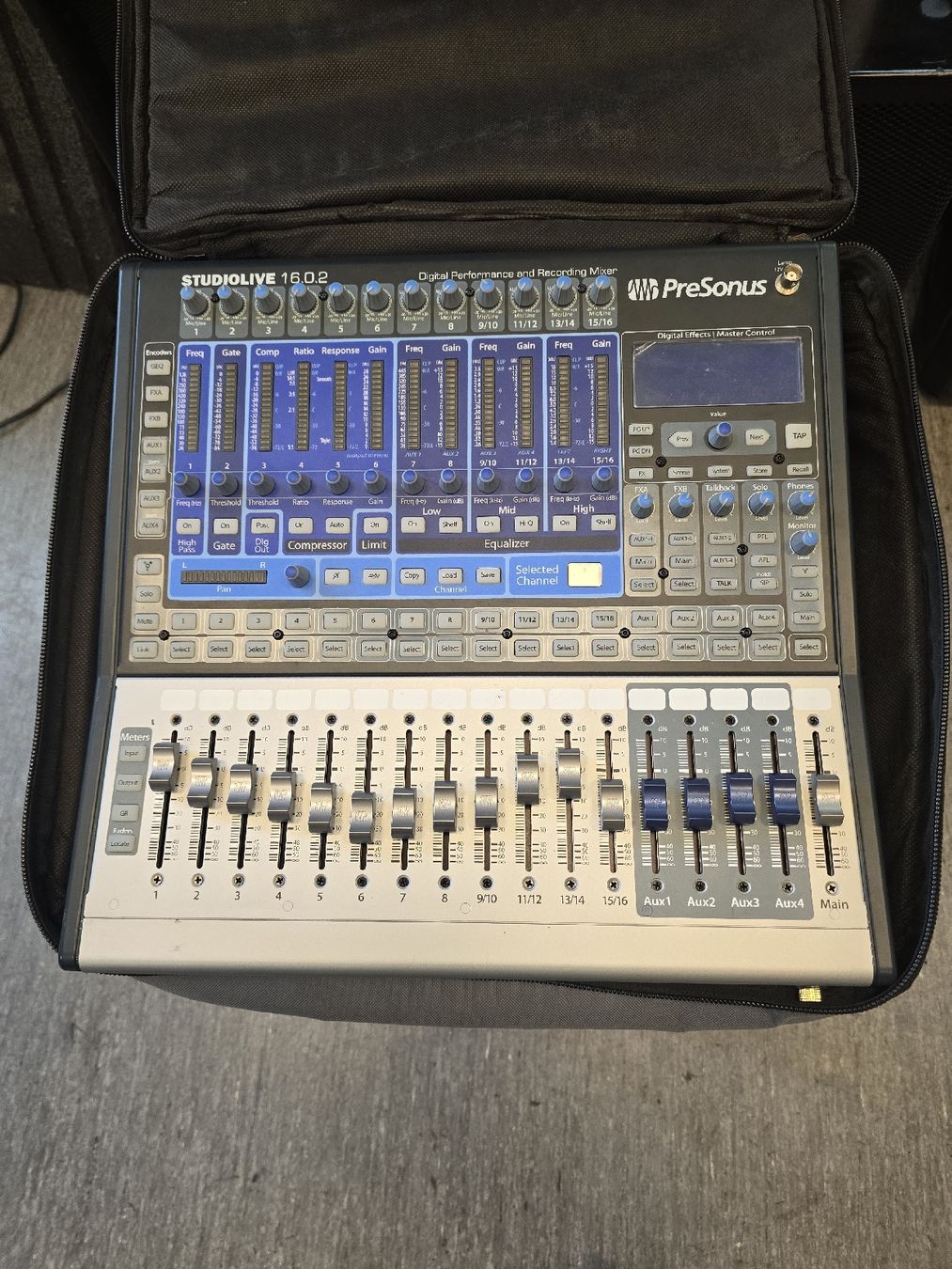 PreSonus Console di mixaggio: PreSonus StudioLive 16.0.2 FireWire Digital Mixer + Soft Bag – Usato da Zürich venduto da Roy-Events-Zurich 4