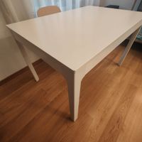 IKEA EKEDALEN Esstisch weiss – Ausziehbar (120/180x80 cm)