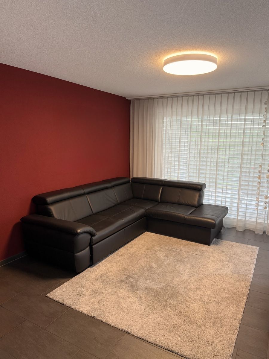 Sofas: Eckledersofa Schwarz – Gebraucht aus Kiesen von essomat 3