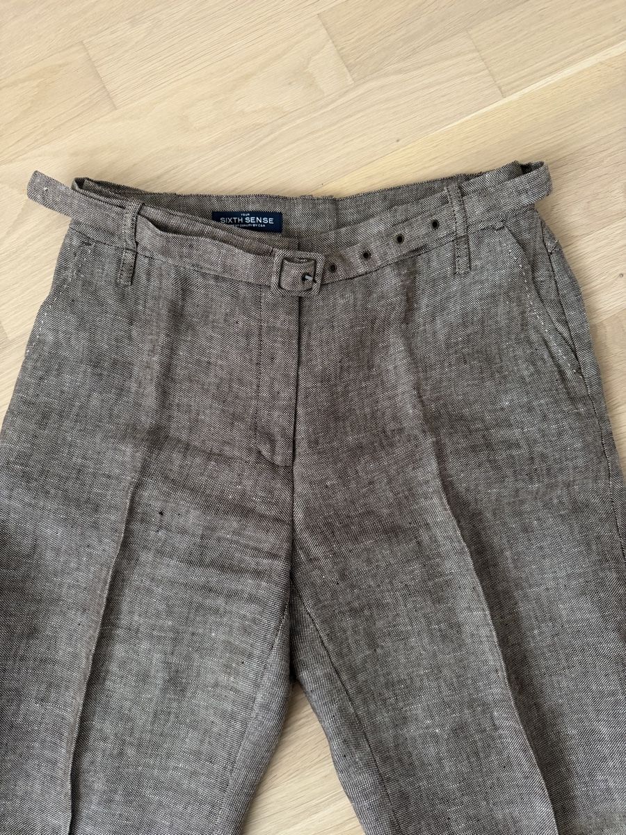 Pantaloni: Sixth Sense Leinenhose, Gr. 38, braun – Usato da Itingen venduto da Granini_93 1