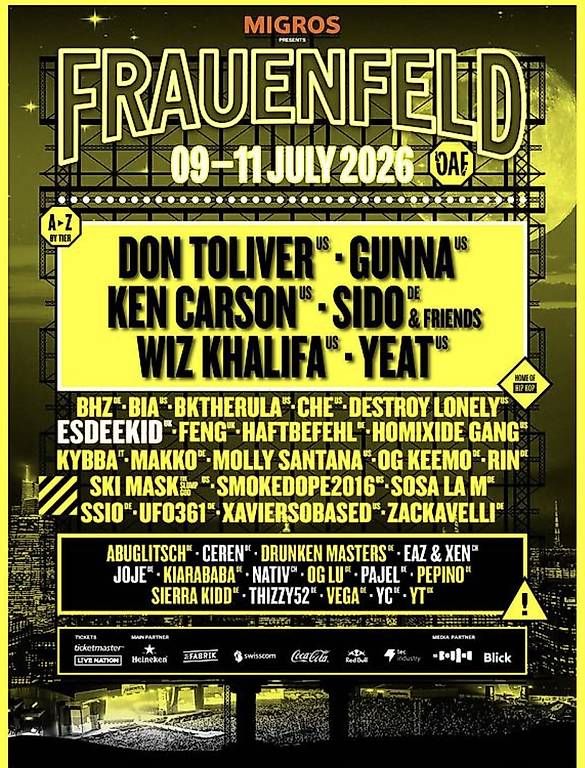 Biglietti: 1x drei Tages Vip Ticket – Usato da Frauenfeld venduto da Masterplug