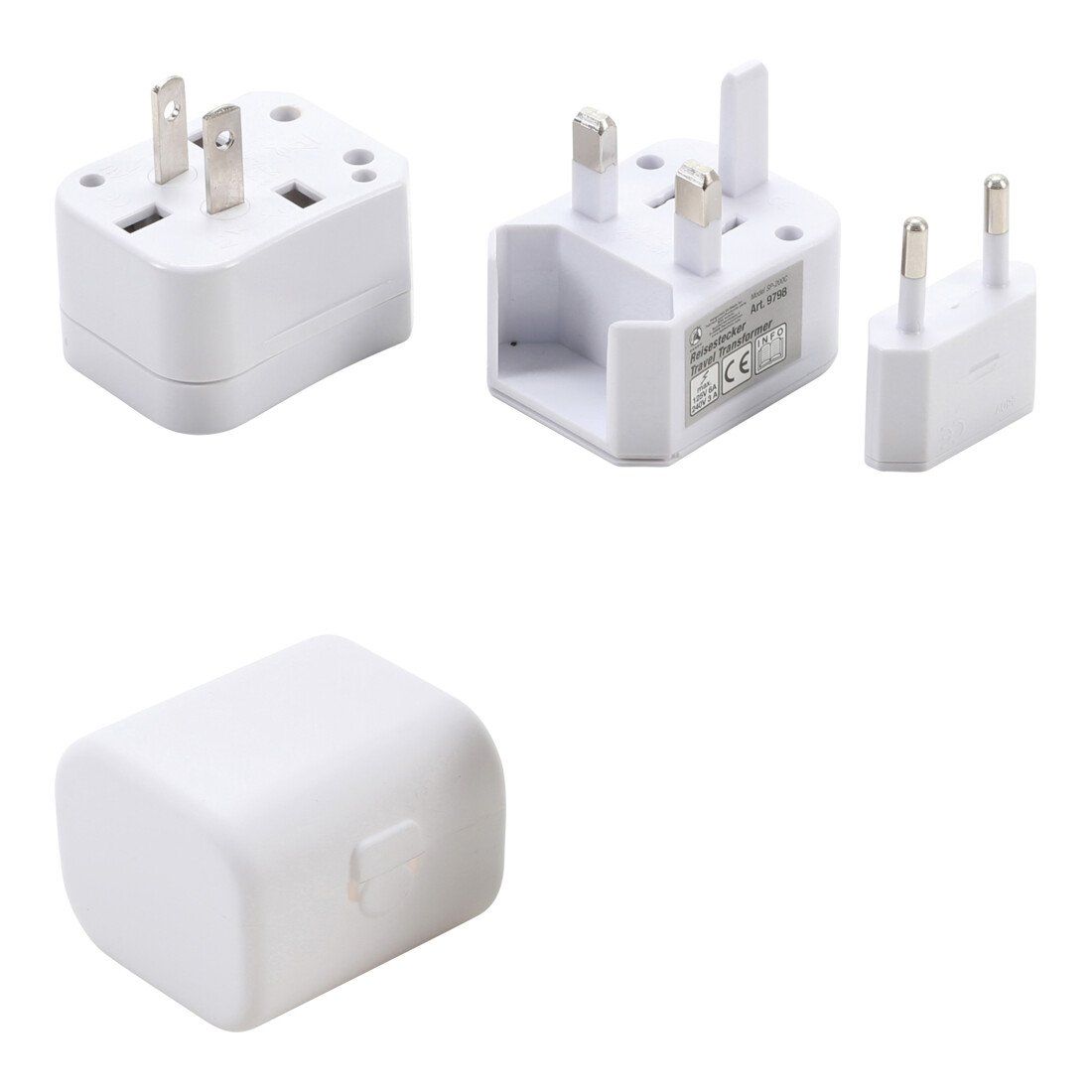 Unità & Adattatore: Reisestecker / Steckdosenadapter , 3 in 1 – Nuovo e nell'imballaggio originale da Dietikon venduto da KFZ-Spezialwerkzeuge 1