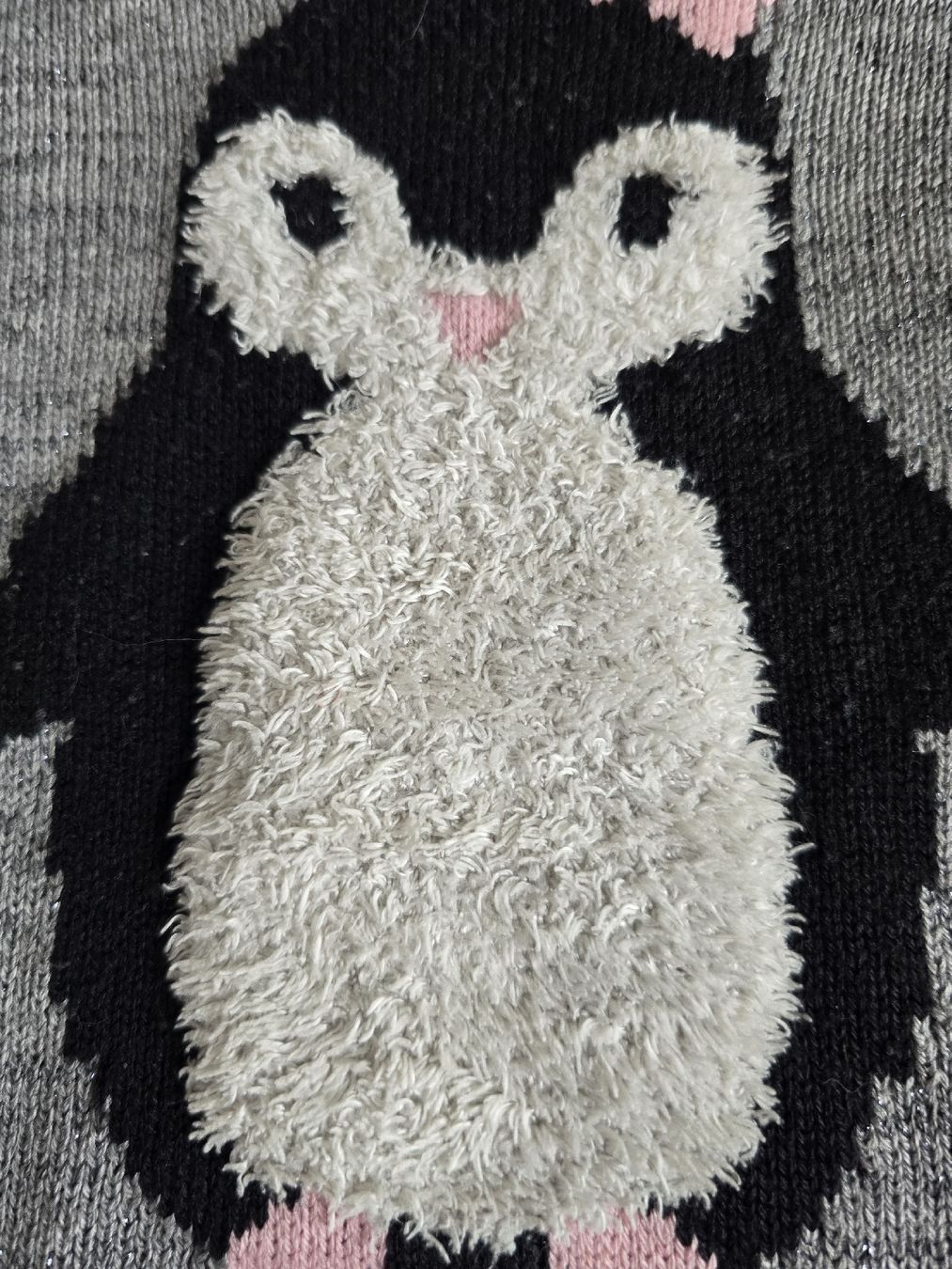 Maglioni & Felpe: Pullover grau mit Pinguin Motiv, gr.110-116 – Usato da Unterentfelden venduto da Panda-87 1