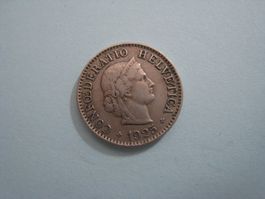 5 Rappen 1925  vz ( 25 )