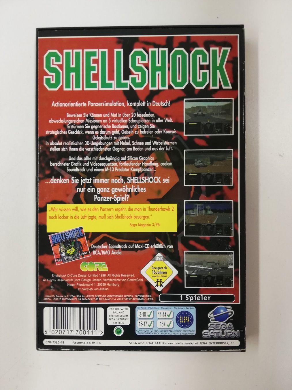 Sega Giochi: Shellshock / Sega Saturn – Usato da St. Gallen venduto da zorro_dc 2