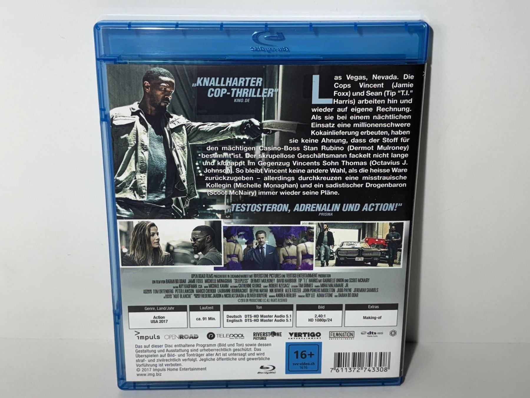 Tutti i DVDs: Sleepless - Eine tödliche Nacht Blu Ray – Usato da Wilderswil venduto da Sstriker 1
