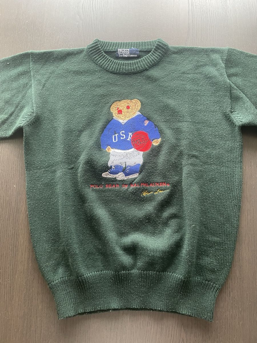 Ralph Lauren Maglioni & Felpe: Pull Wolle Polo Ralph Lauren Teddy Bear vintage – Usato da Villars-sur-Glâne venduto da Tos_45 2