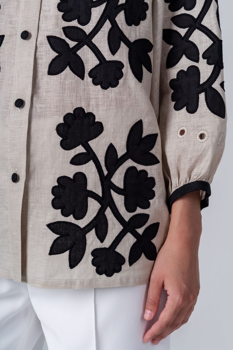 Blusen: Etno Boho Leinen Bluse XS/S – Gebraucht aus Zürich von t8w_gf5y 2