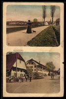 AK Kerzers, Straßenpartie mit Fuhrwerk, Promenade am Graben 