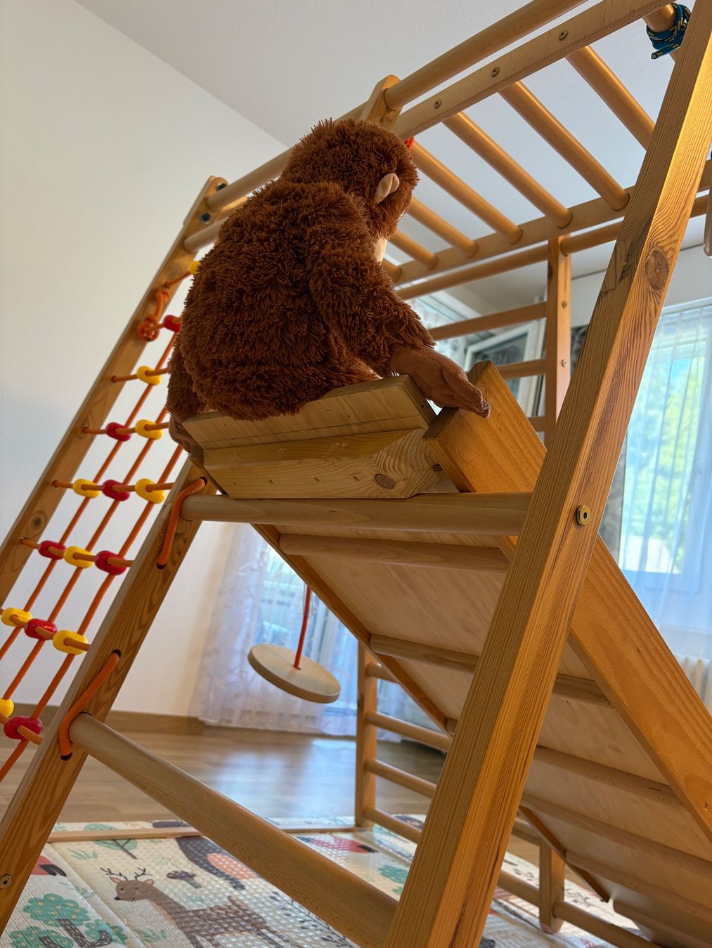 Pareti & prese d'arrampicata: RINAGYM Indoor Spielplatz aus Holz – Usato da Effretikon venduto da put_vf27 8