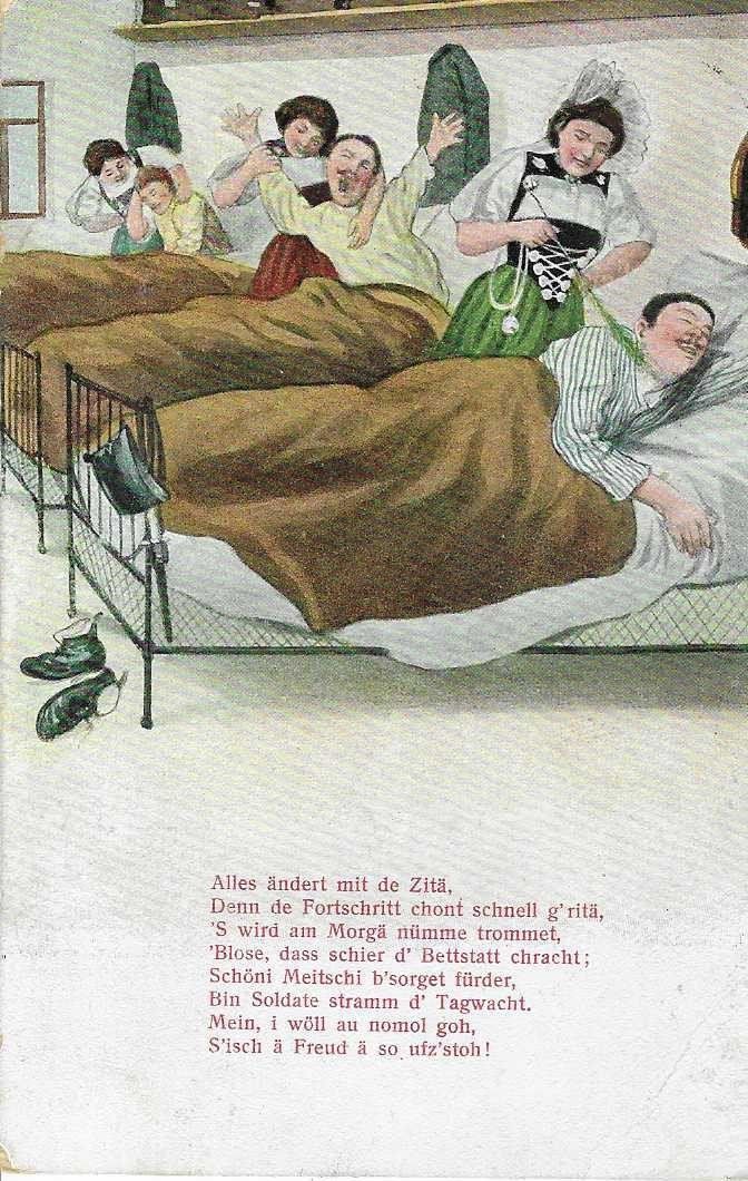 Cartes postales: Alles ändert mit de Zitä..., 1914, Feldpost – D'occasion à Flims - Dorf par Stagediver
