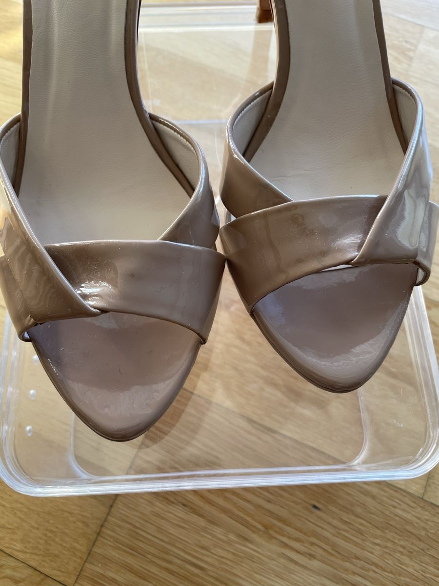Chaussures femmes: Minelli Sandalen, nude Lackleder, Grösse 38 – Neuf (Voir description) à Zürich par SeldaY 9