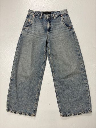 Drykorn Jeans Culotte retro Stil Gr. 27 blau denim Momfit