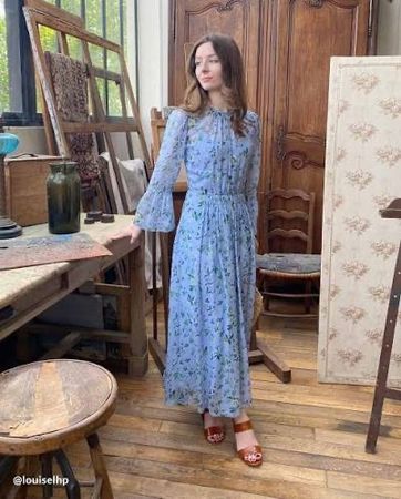 L.K. BENNETT Coddington Floral Print Silk Dress