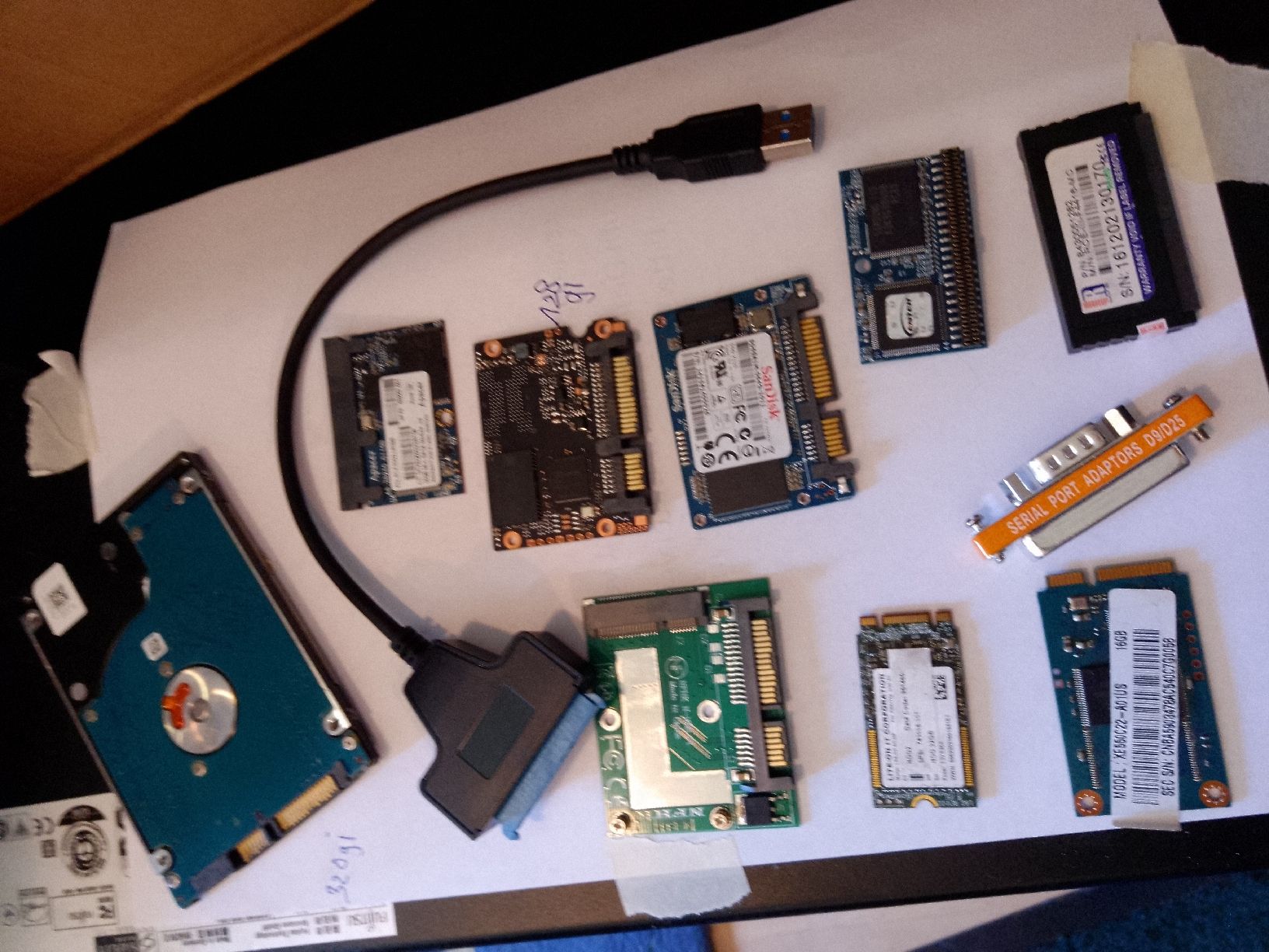 PC: 11 stk Sata Speicher etc.module diverse – Nuovo (secondo la descrizione) da wila venduto da audi48 3