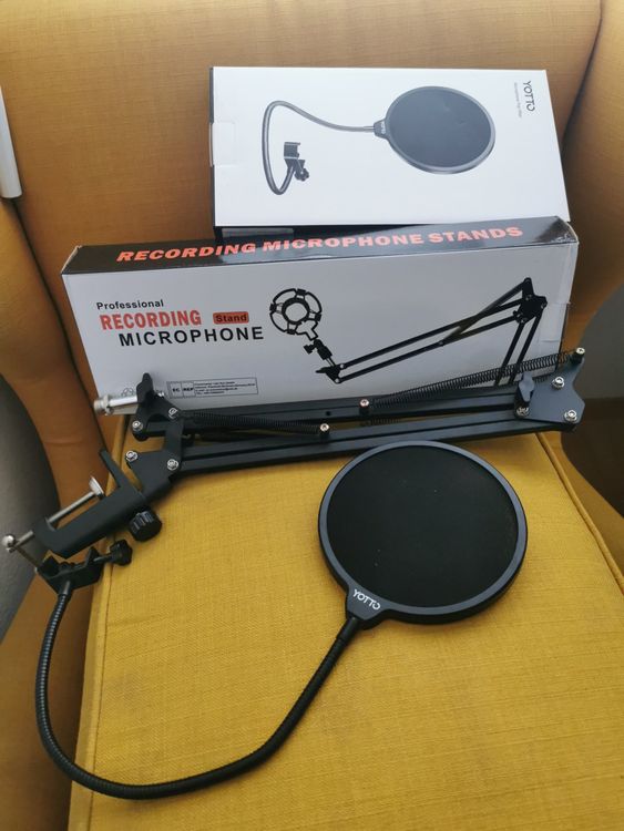 Microphone stand and Pop Filter Kaufen auf Ricardo