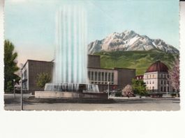 Luzern Wagenbachbrunnen coloriert, ca. 1950