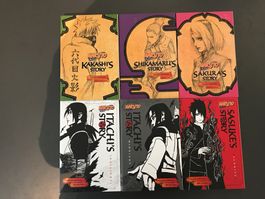 Manga Novels Naruto 1 - 6 englisch viz