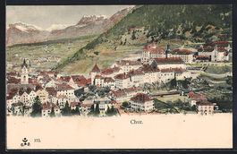 AK Chur, Totalansicht mit Bergblick